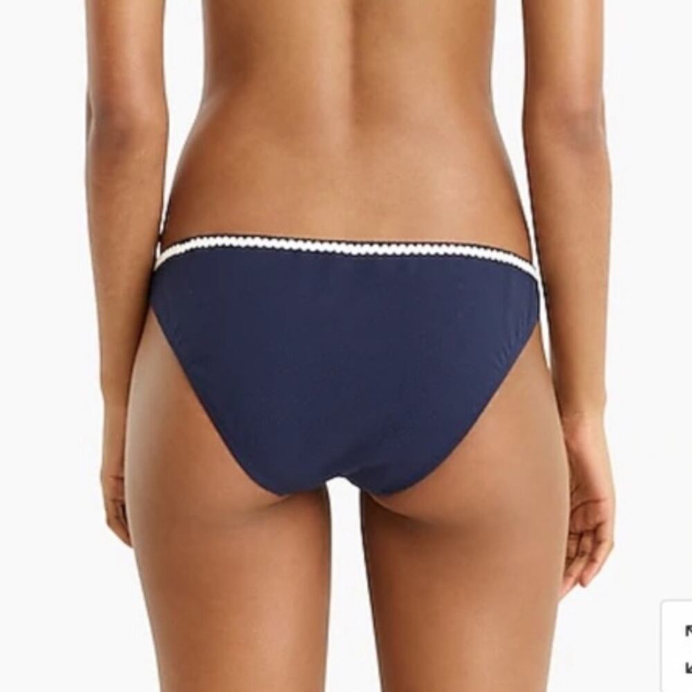 J. Crew Bikini Bottoms Navy Blue Size XXL - Picture 4 of 10